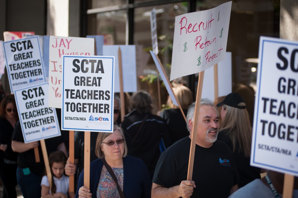 Hundreds of Sac City Teachers Picket Jay Hansen - Sacramento City ...