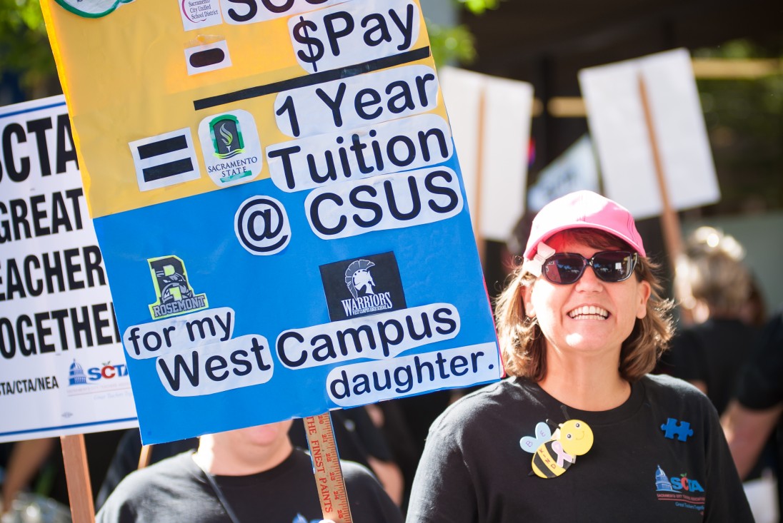 Hundreds of Sac City Teachers Picket Jay Hansen - Sacramento City ...